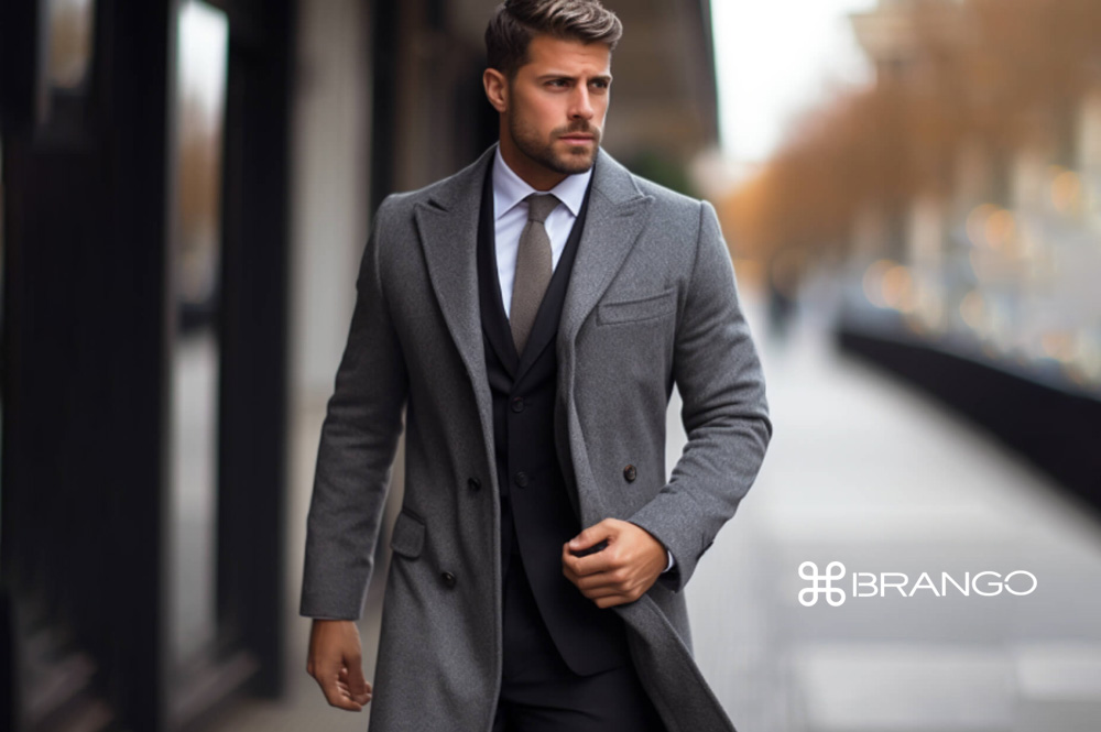 پالتو بلند ترند مردانه در زمستان 1404