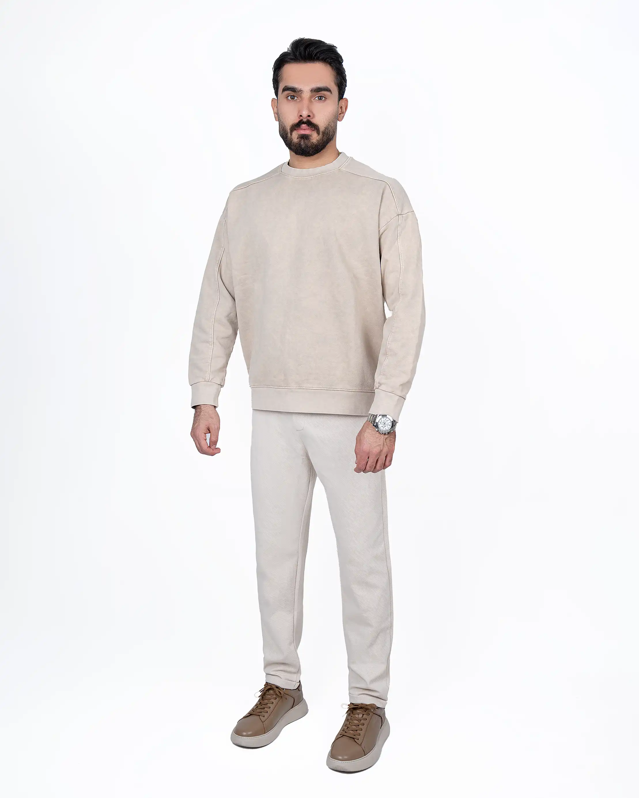 دورس یقه گرد دو نخ سنگ شور