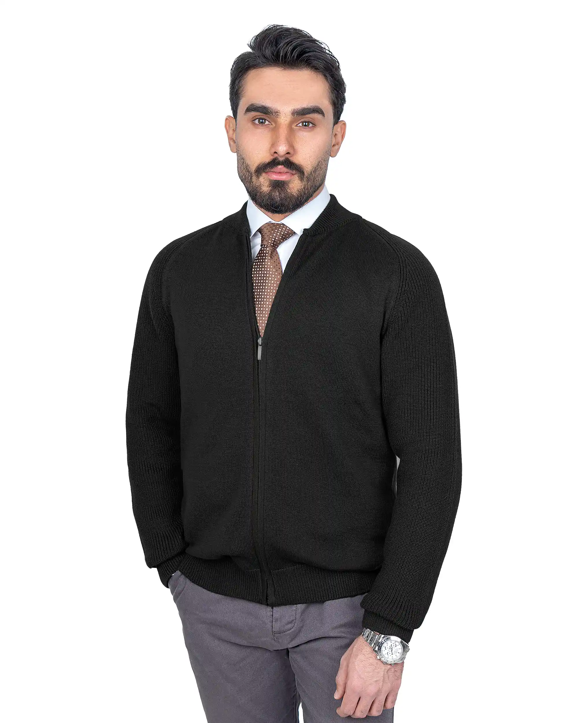 سویشرت آستین بافت