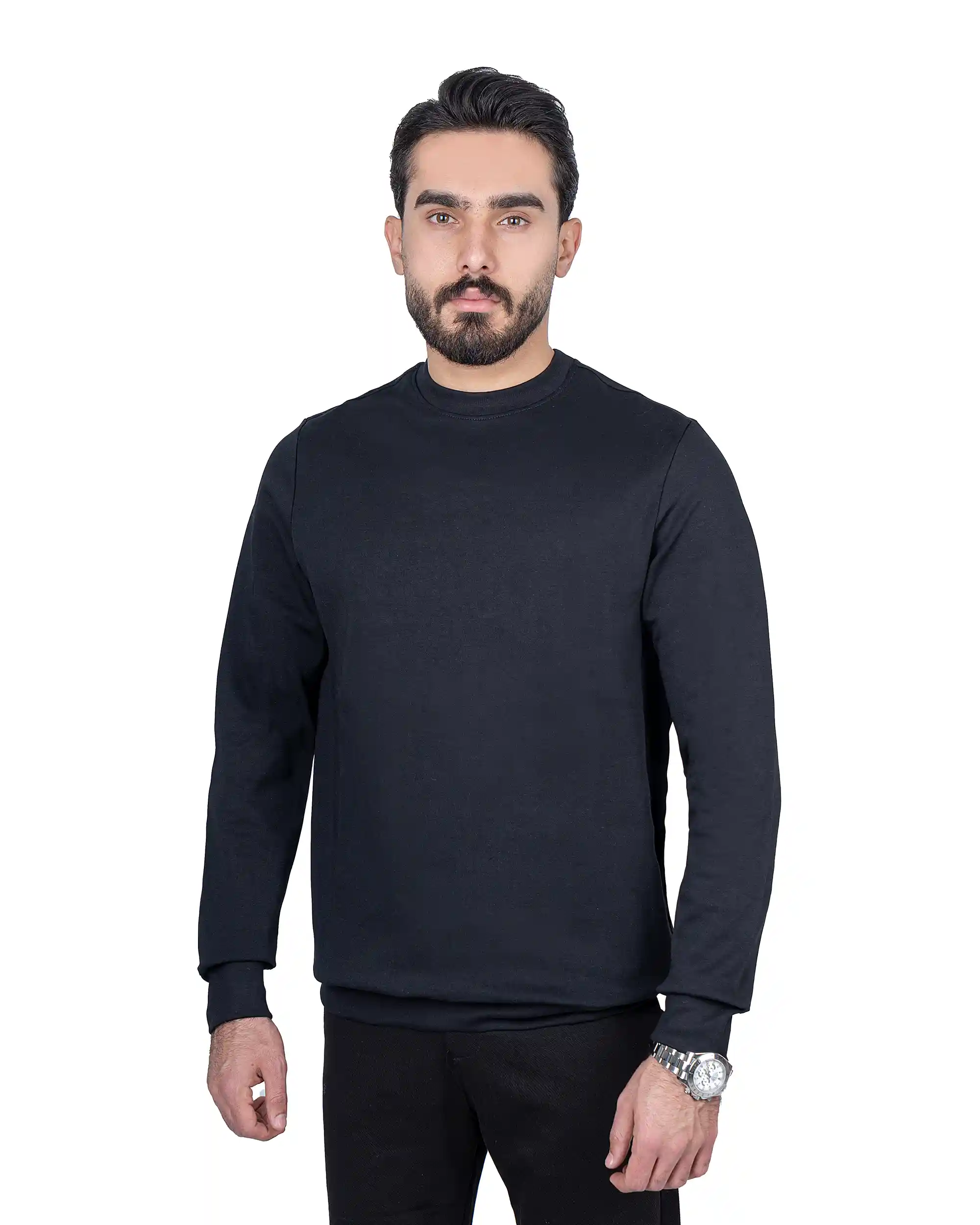 تیشرت آستین بلند یقه گرد