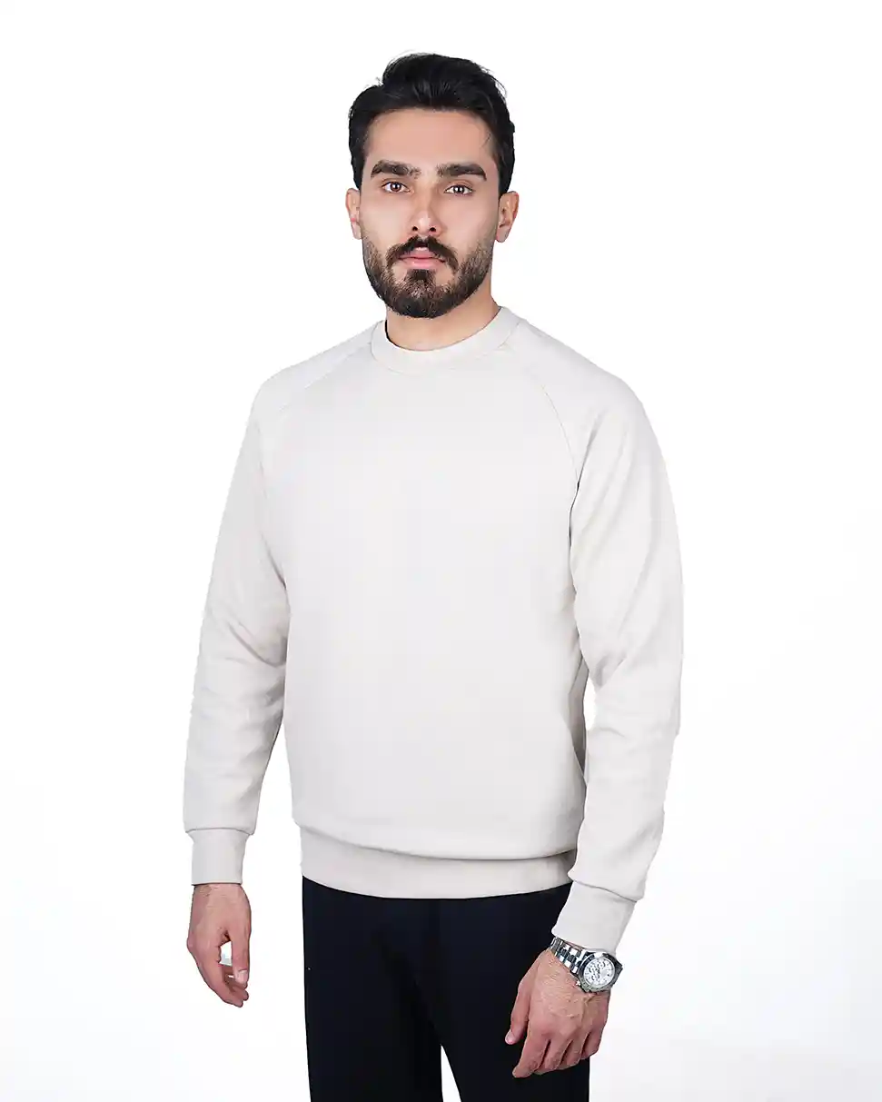 پلیور یقه گرد آستین رگلان دورو استیج