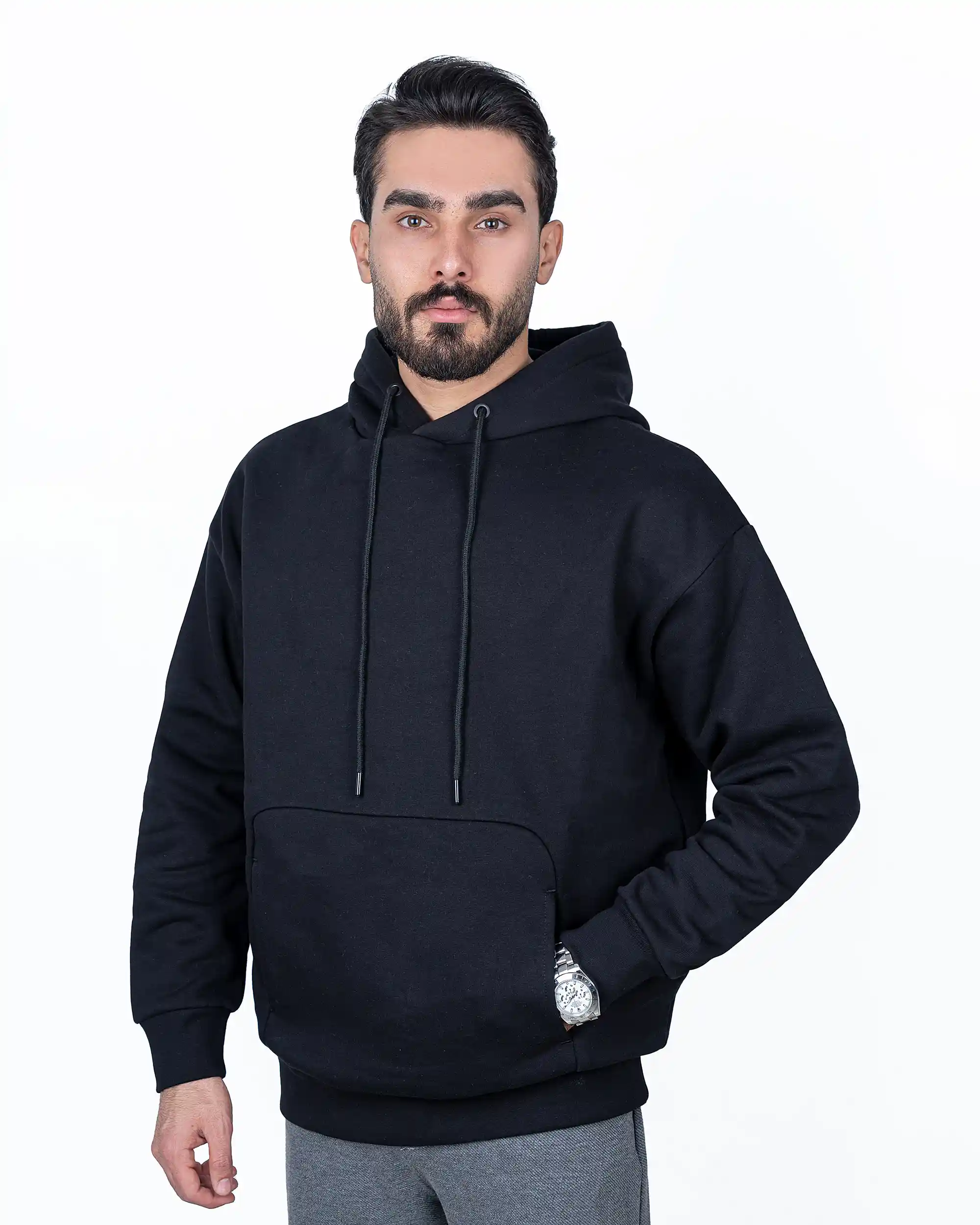 هودی جلو جیب دار کرکی