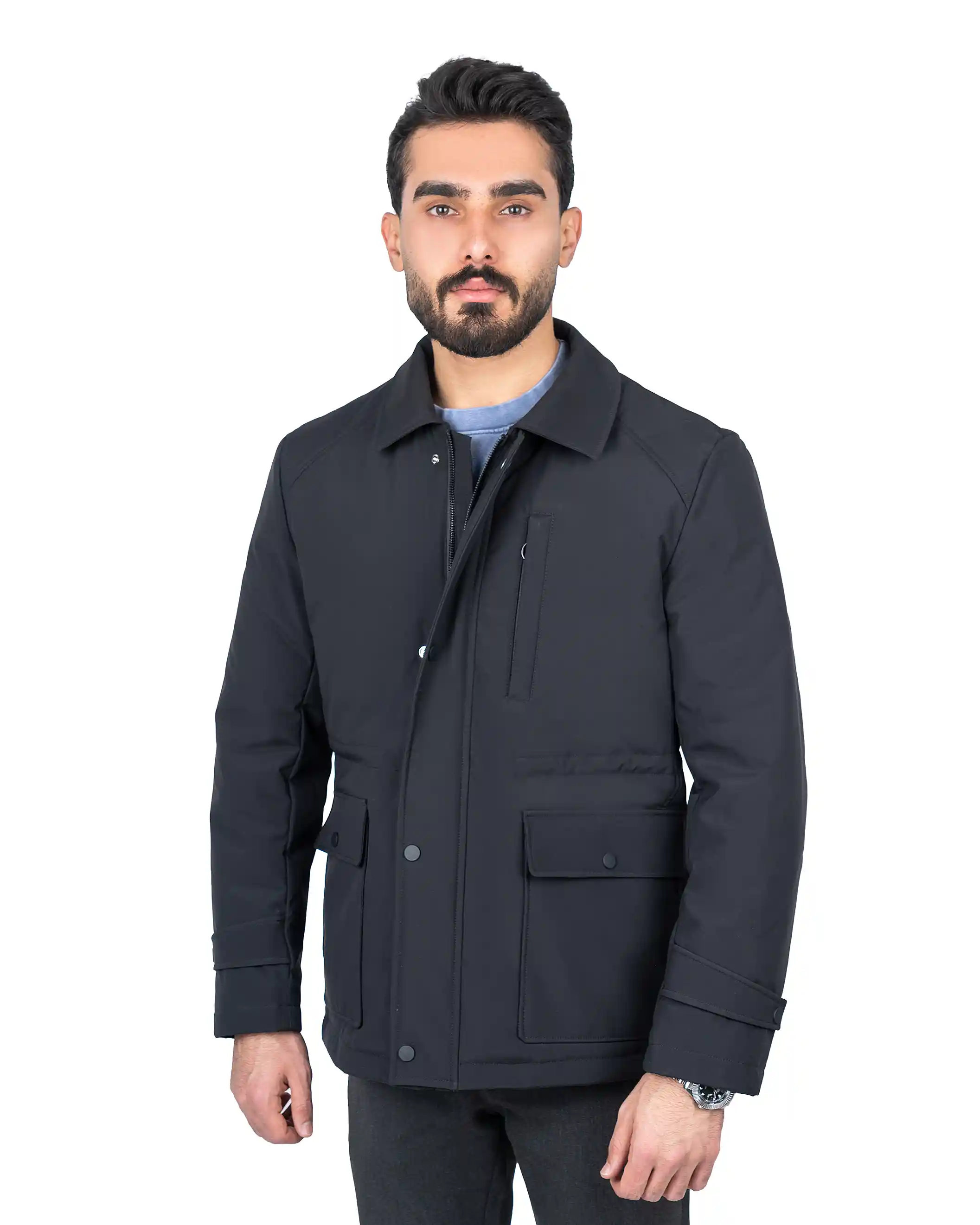 کاپشن دوجیب پاکتی