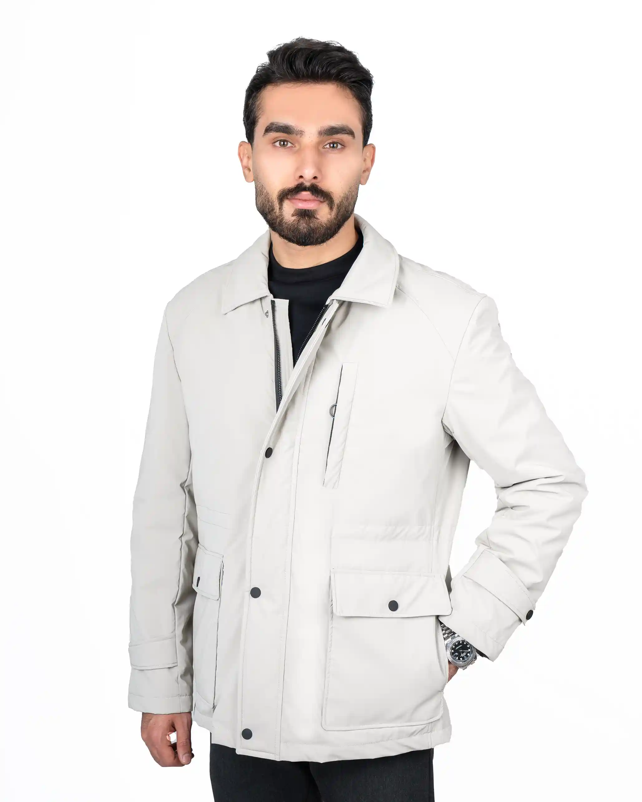 کاپشن دوجیب پاکتی