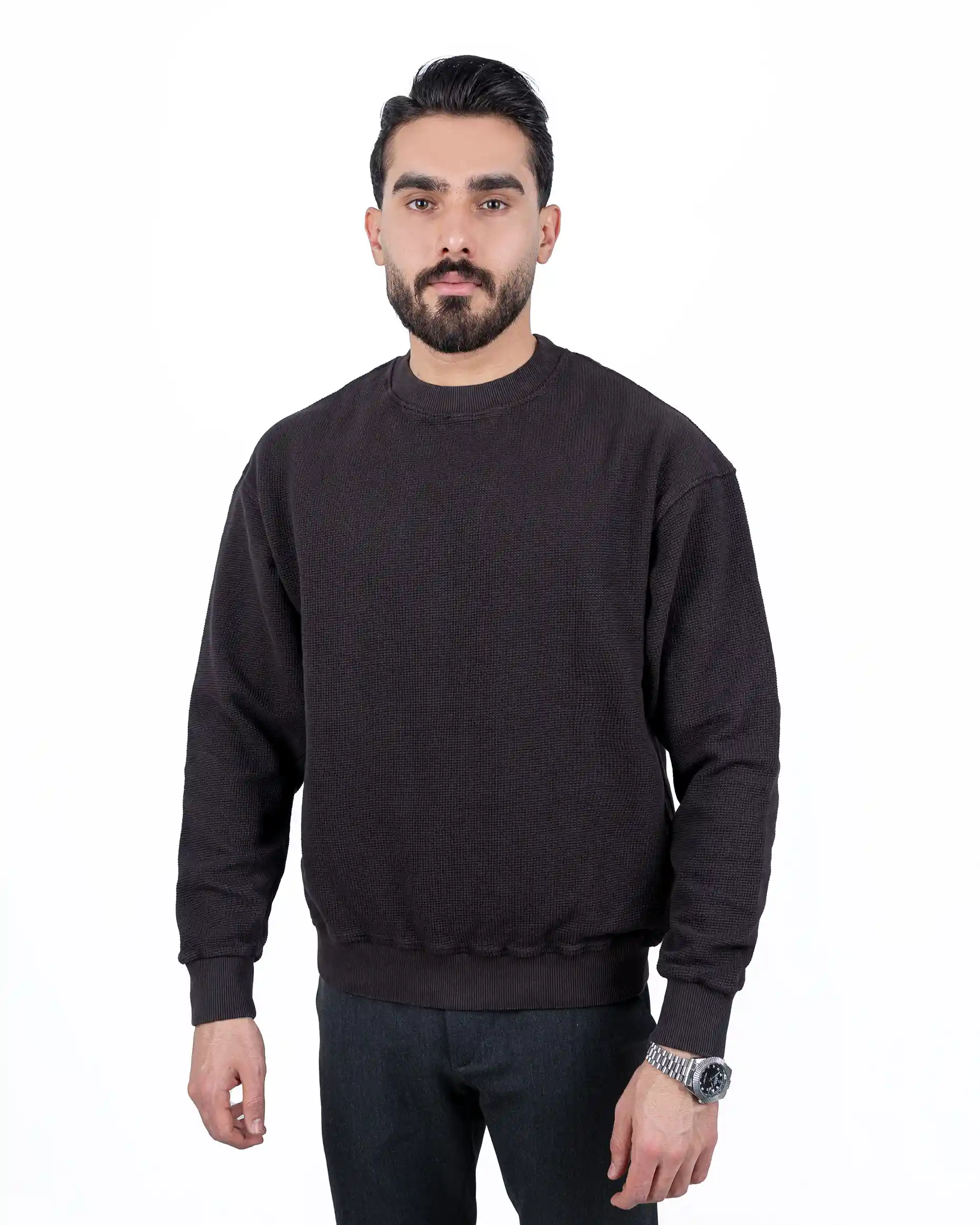 پلیور یقه گرد جودون بیسکوییتی