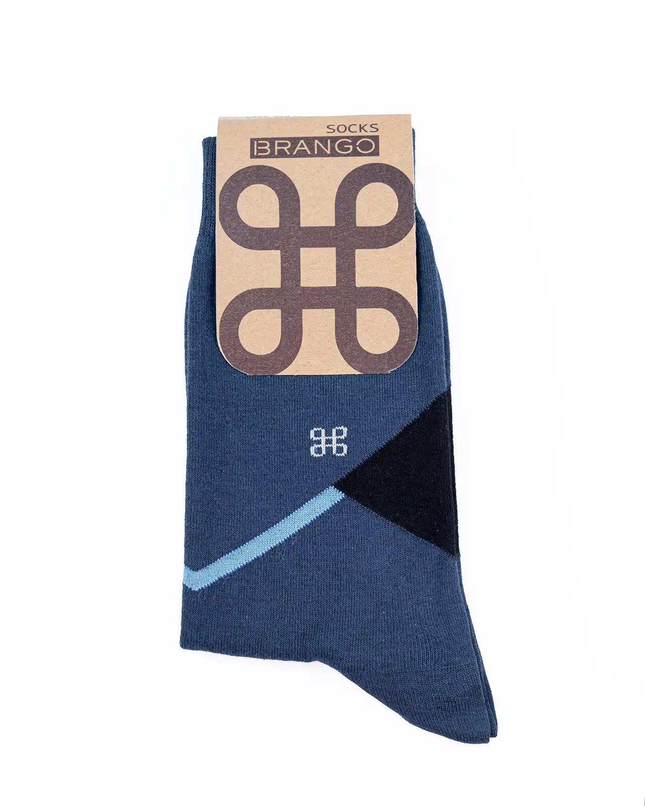 جوراب ساق دار طرح تک لوزی 