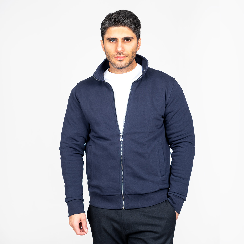 سویشرت یقه ایستاده بغل جیب