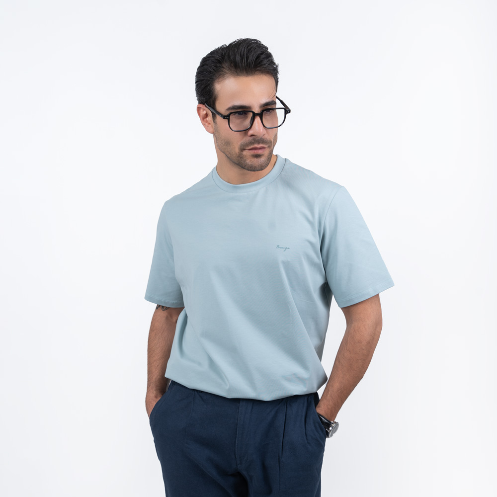 تیشرت یقه گرد رگولار فیت 