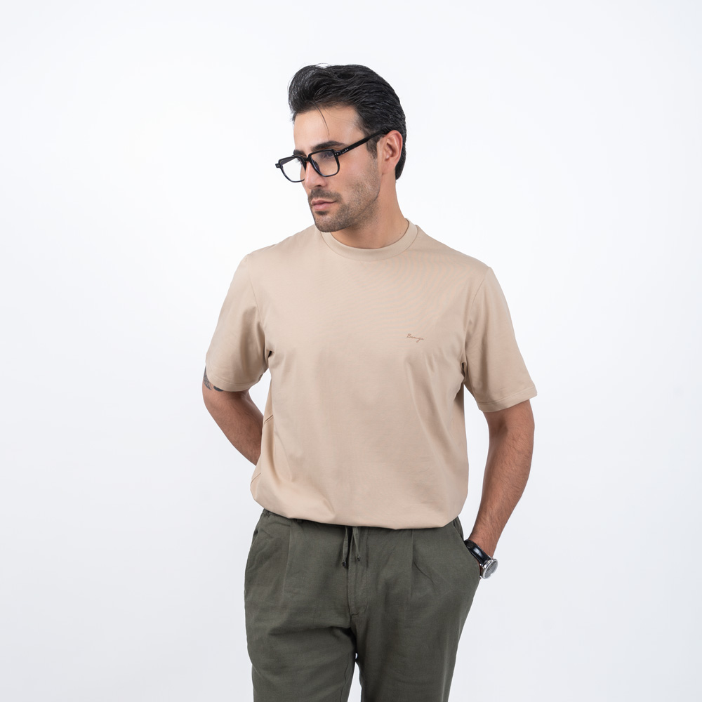 تیشرت یقه گرد رگولار فیت 