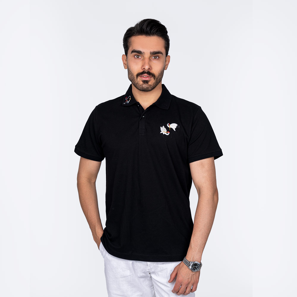 پولوشرت دکمه دار T.M Flamingo Nakishli