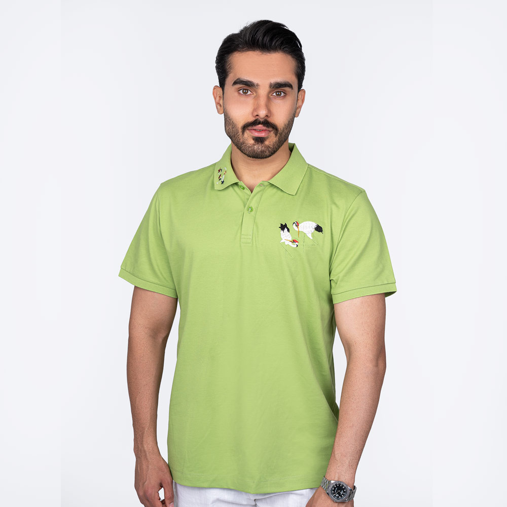 پولوشرت دکمه دار T.M Flamingo Nakishli